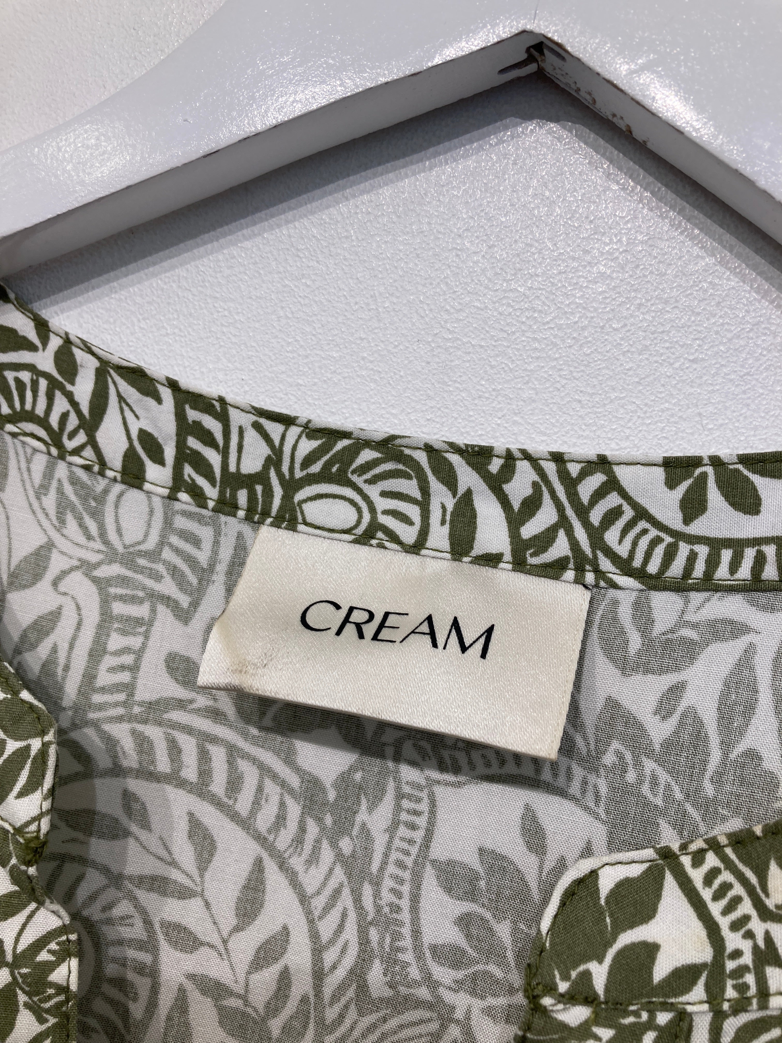 Cream Bluse